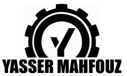 لوجو شركة الموسسة العربية لاستيراد قطع غيار السيارات ( ياسر محفوظ )